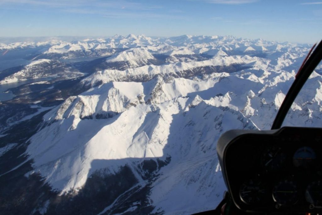 cordillera desde el aire